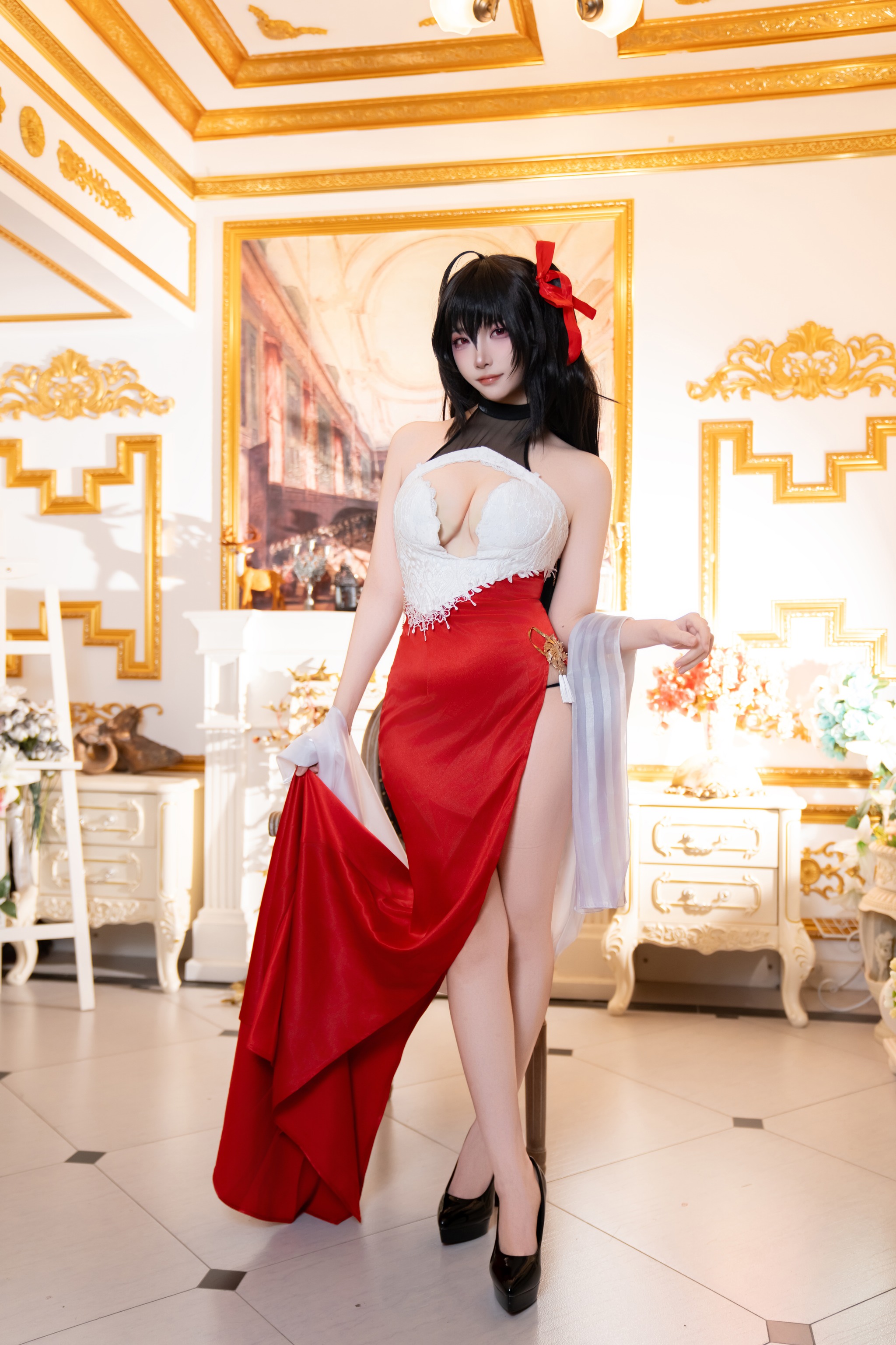 图片[1]-二佐Nisa – NO.237 碧蓝航线 大凤誓约礼服[37P]-XikXak